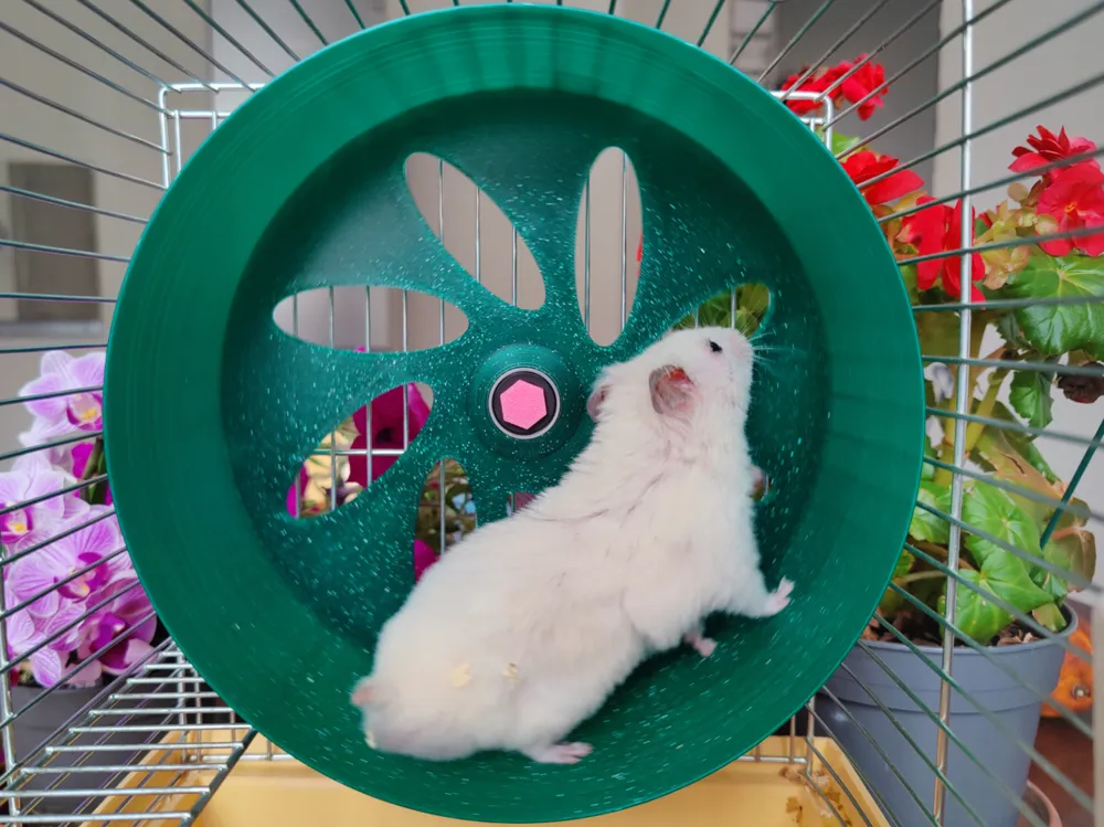 Super Silent Hamster Wheel 19 cm for cage 20+ cm