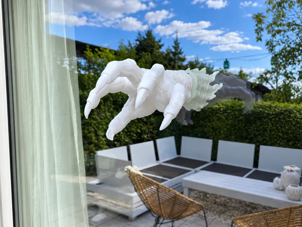 Untote Hand, Halloween-Fensterdekoration, photo 3 of 4 - Untote Hand, Halloween-Fensterdekoration Household