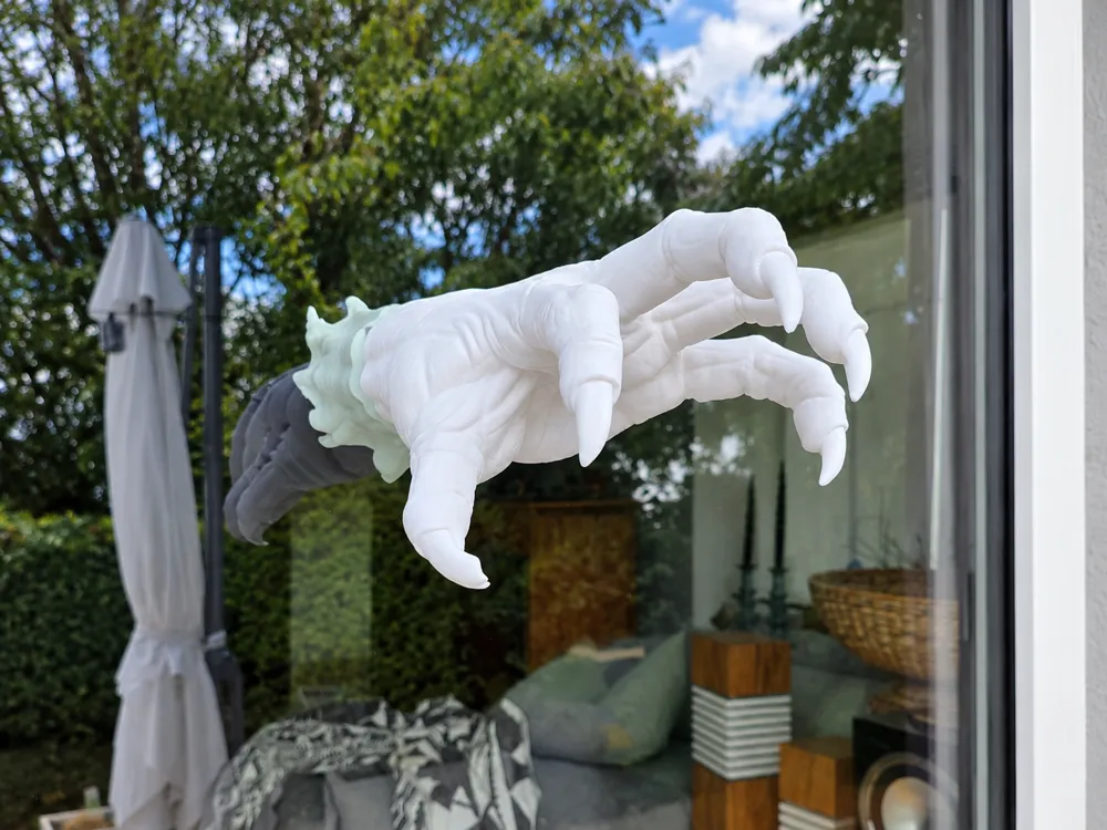 Untote Hand, Halloween-Fensterdekoration - Festivities, in stock in India