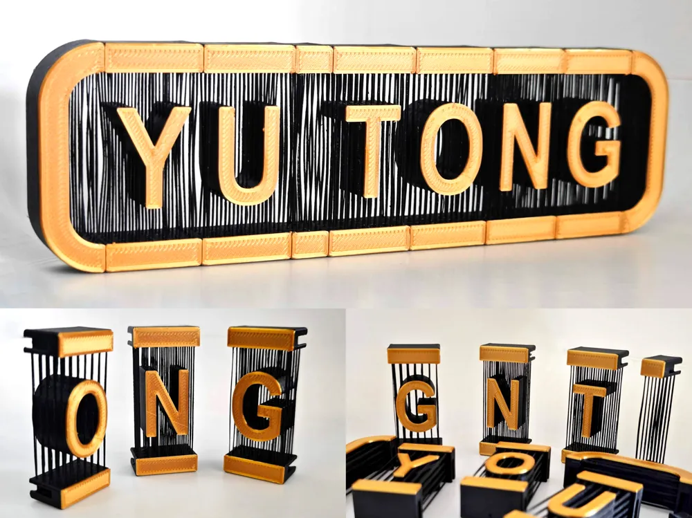 Suspended Nameplate