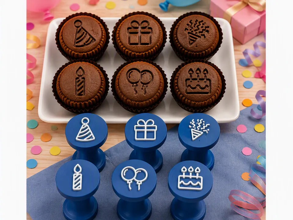 Carimbos para doce - Kit aniversário - Festivities, in stock in India