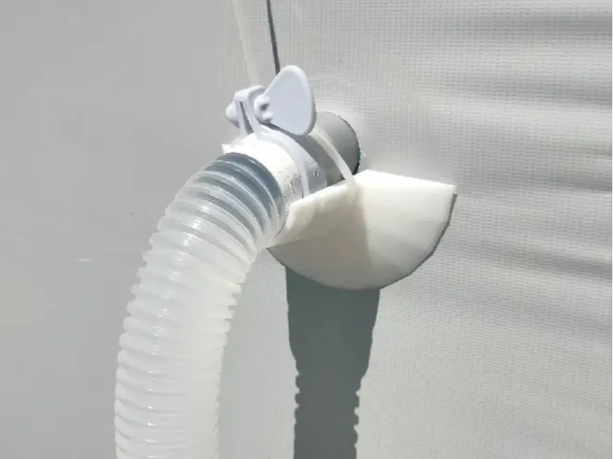 Swimming pool tube holder