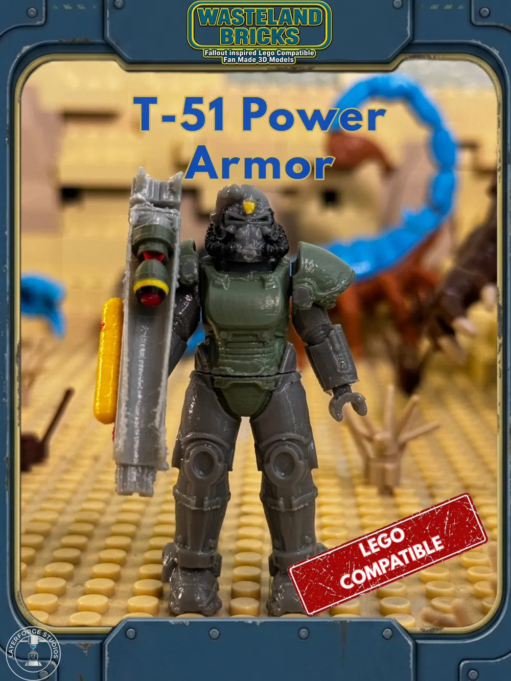 T-51 Power Armor - Brick Compatible, photo 2 of 4 - T-51 Power Armor - Brick Compatible Toys, Games & Hobbies