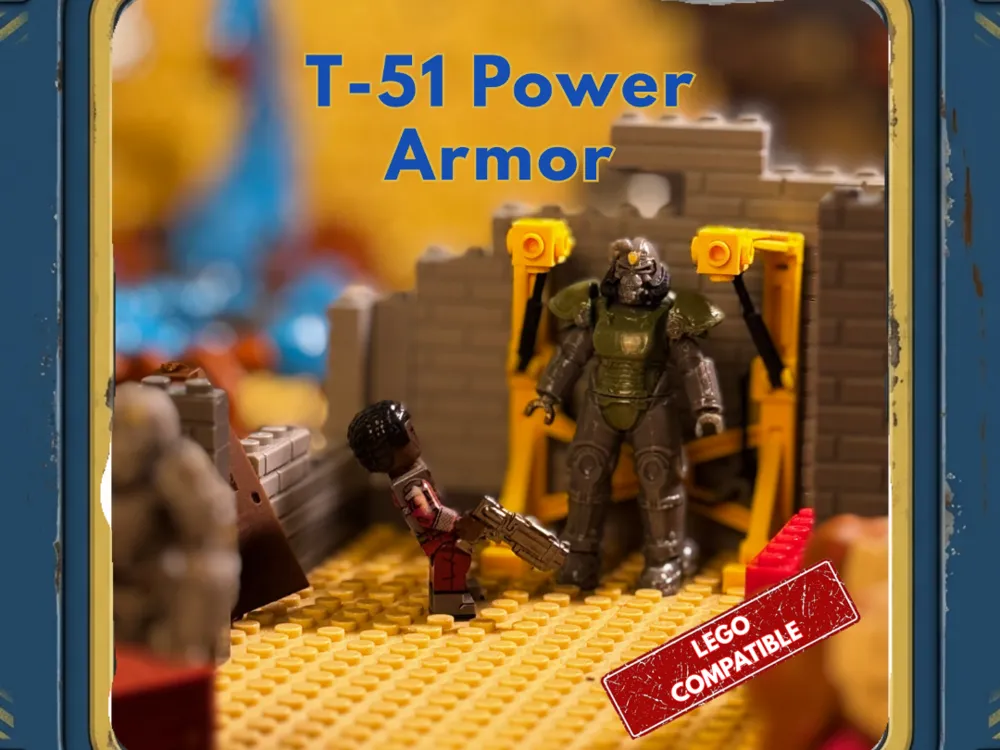T-51 Power Armor - Brick Compatible - Brick-compatible Sets & Minifigures, in stock in India
