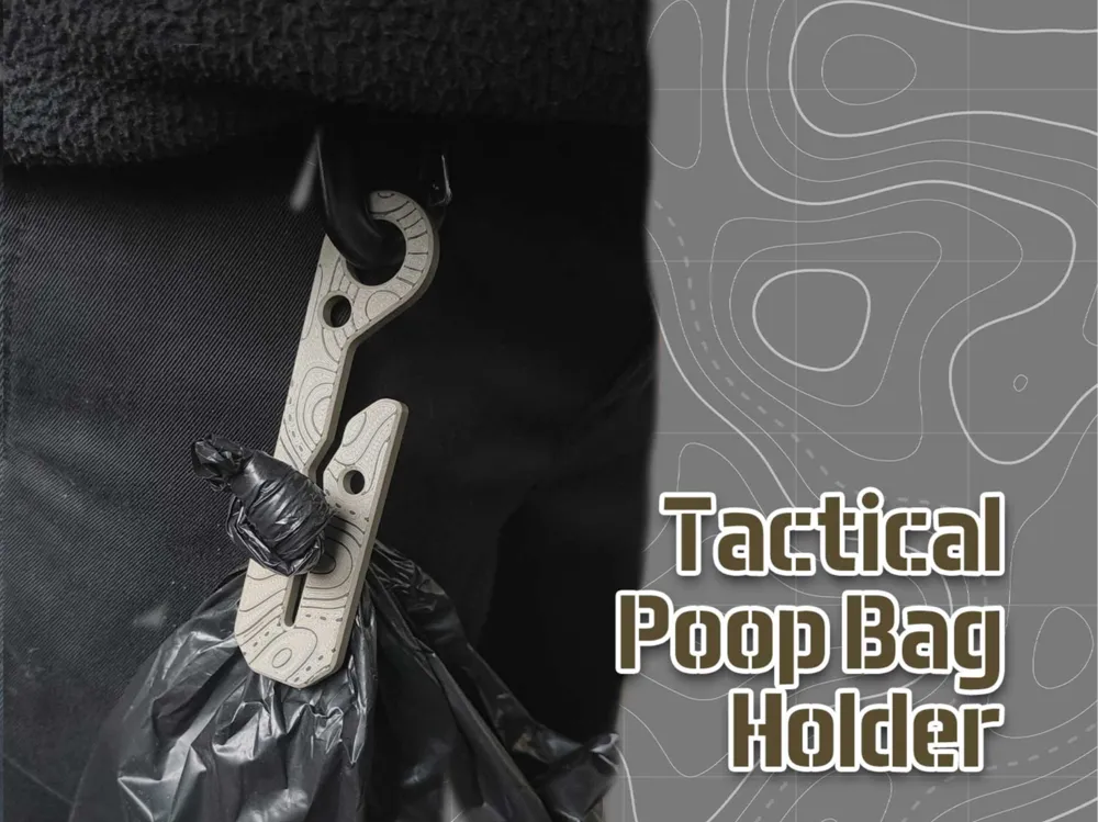 Tactical Dog Poop Bag Holder (Tacticool Topo)