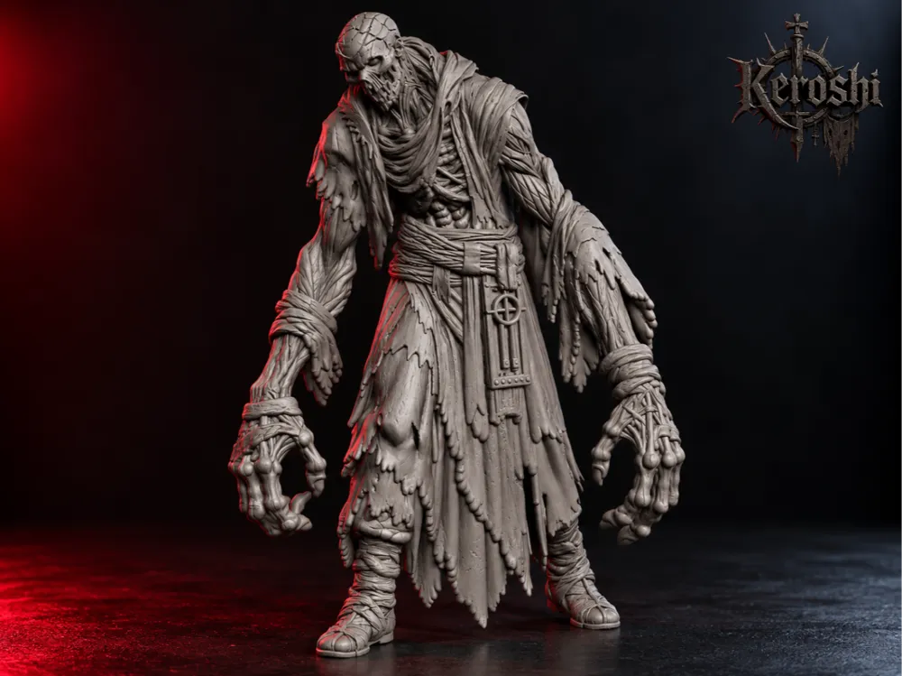 Tall Zombie 32mm - Tabletop Miniatures, in stock
