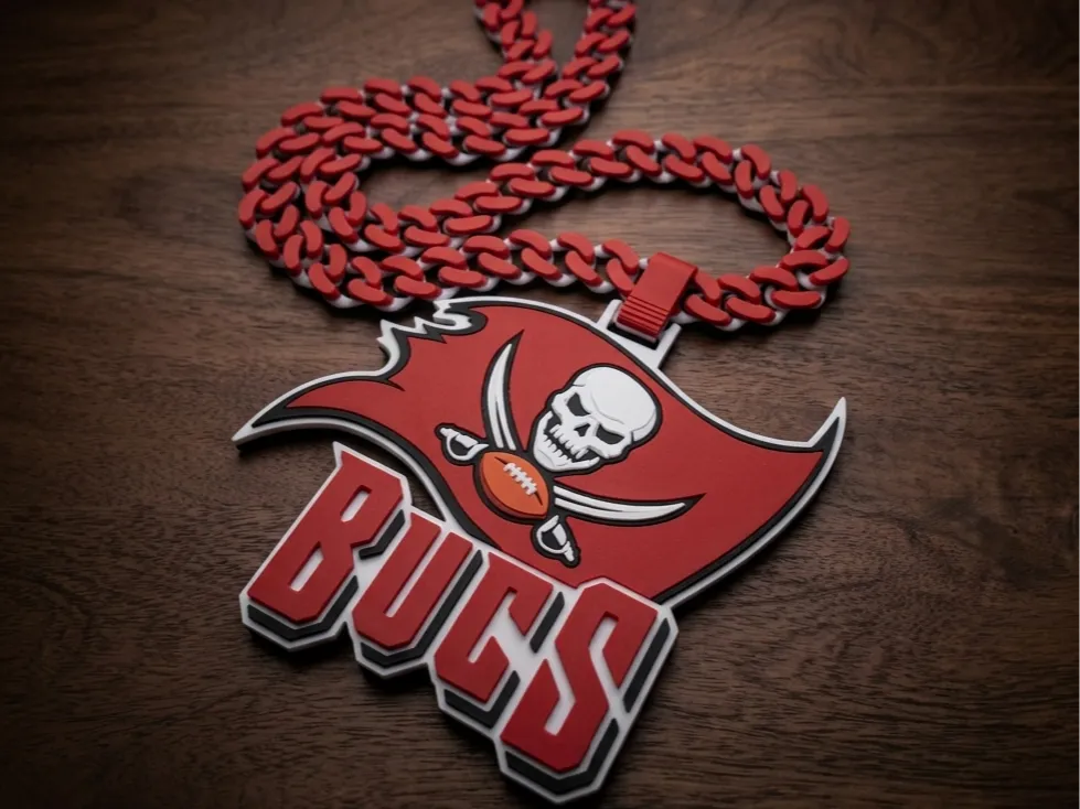 Tampa Bay Buccaneers Hype Chain - Single, photo 4 of 4 - Tampa Bay Buccaneers Hype Chain - Single Fashion