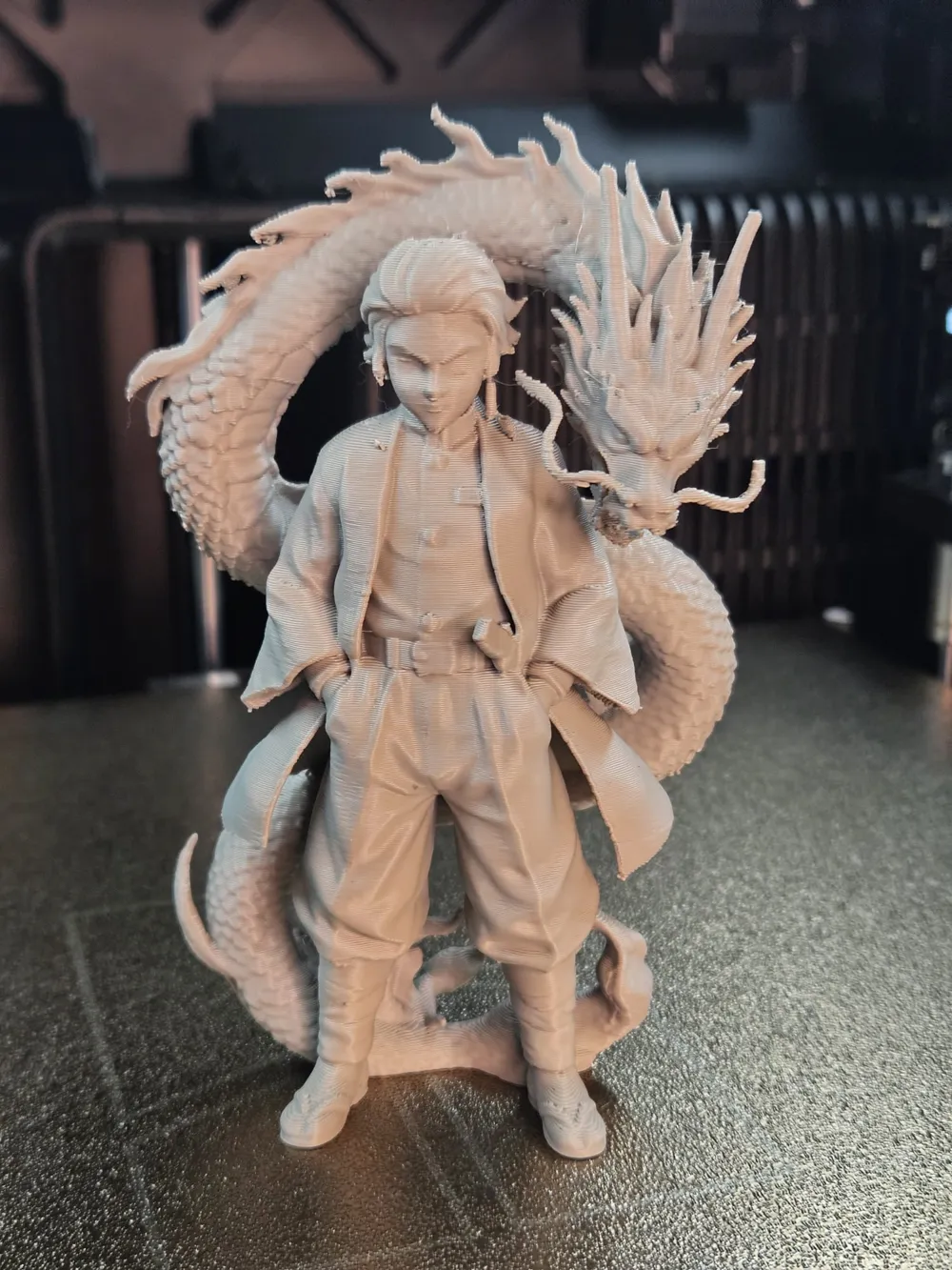 Tanjiro Kamando Water Dragon, Demon Slayer, photo 3 of 4 - Tanjiro Kamando Water Dragon, Demon Slayer Figurines & Collectibles