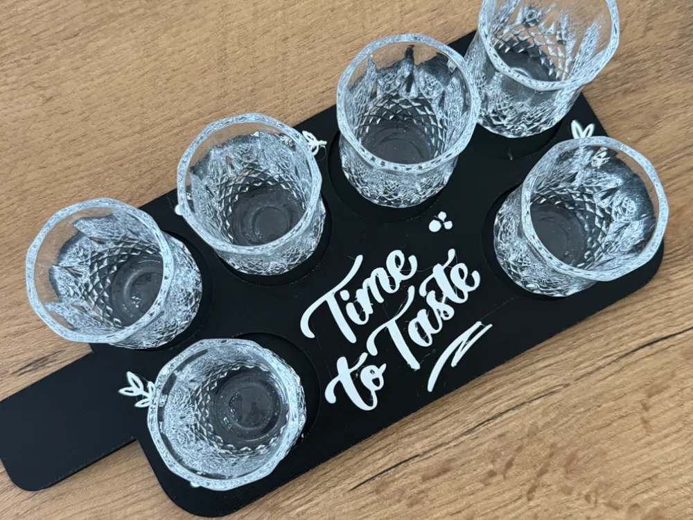 Tastingbrett „Time to Taste“ - Decor, in stock in India