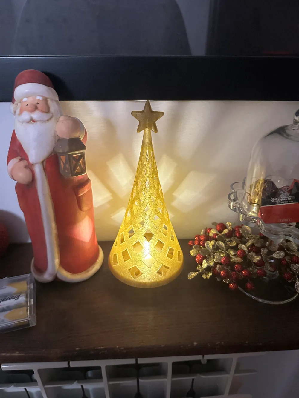 Tea light Christmas tree Luminous, photo 2 of 4 - Tealight Holders, light chain
