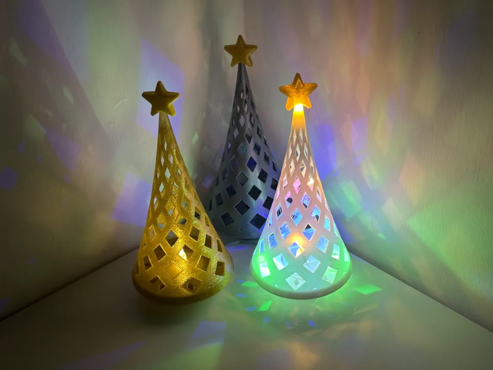 Tea light Christmas tree Luminous, photo 3 of 4 - Tealight Holders, ornament
