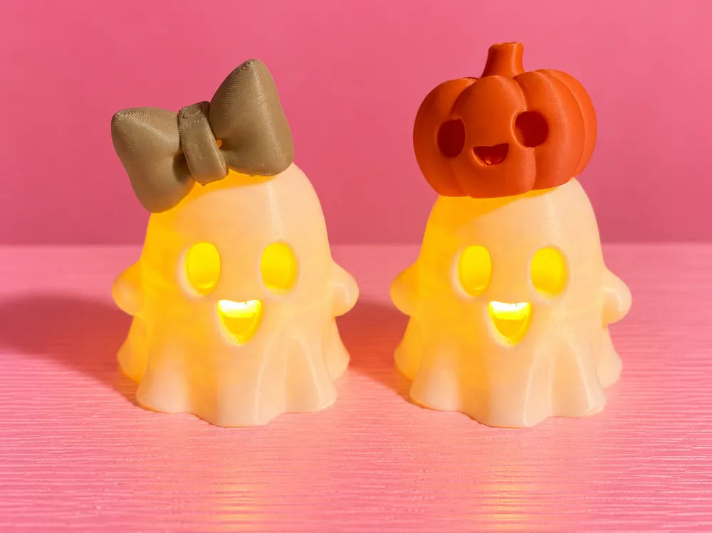 Tealight Ghost with Interchangeable Hats - Decor, in stock in India