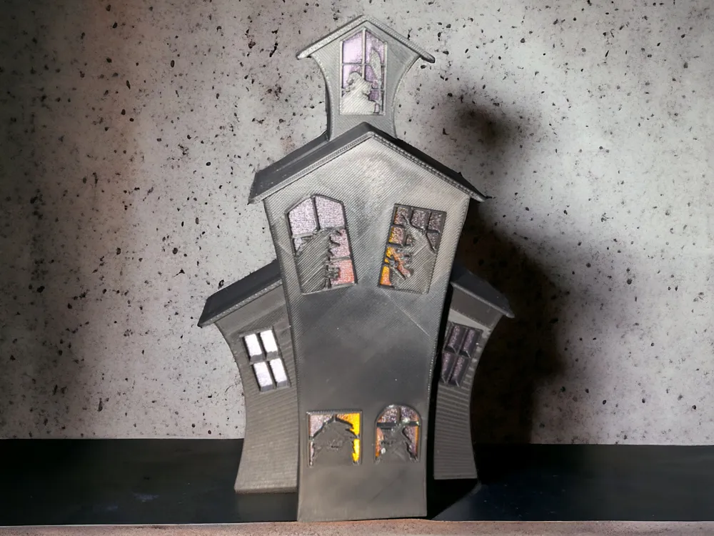 tealight haunted house - Character Tealight Holders, in stock