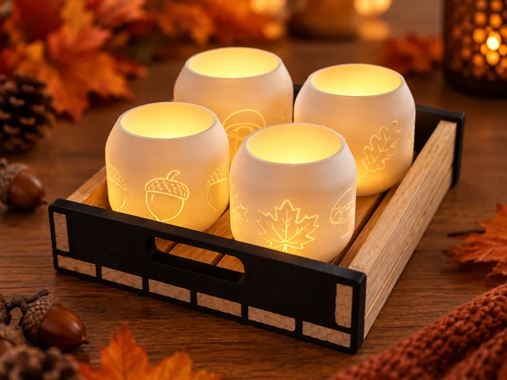 LED-Kerzen | Herbst, photo 4 of 4 - LED-Kerzen | Herbst Home Decor Items