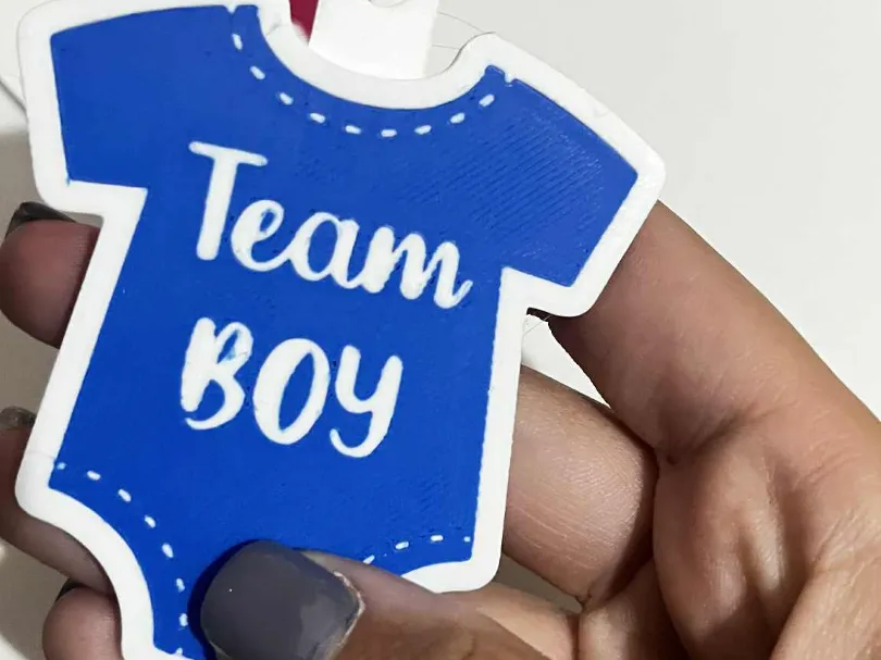 Team Boy Baby Body, Enfeite Perfeito para Festas