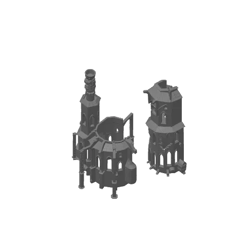 Tech Cathedral, Towering Gothic Terrain, photo 4 of 4 - Tech Cathedral, Towering Gothic Terrain Miniatures
