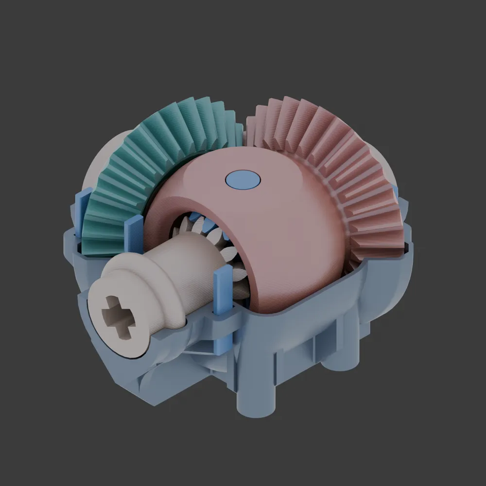 TechnicAxle Differential V2, photo 3 of 5 - Engineering & Mechanism Models, gears