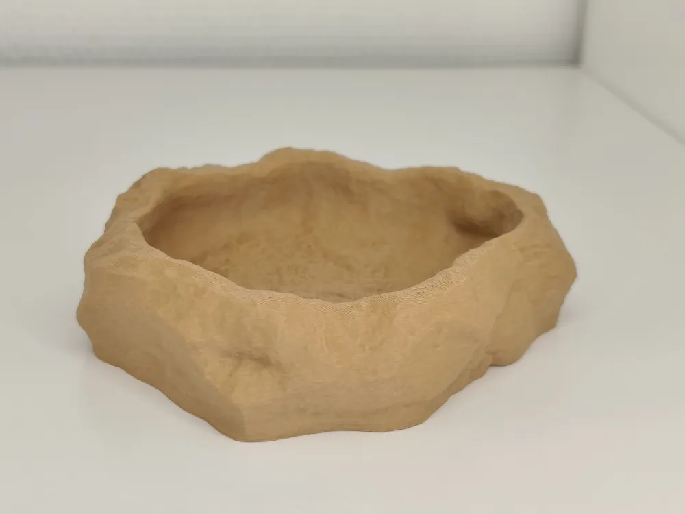 Terrarium Sand Rock Reptile Water Food Bowl 12 cm, photo 3 of 4 - Terrarium Sand Rock Reptile Water Food Bowl 12 cm Pets