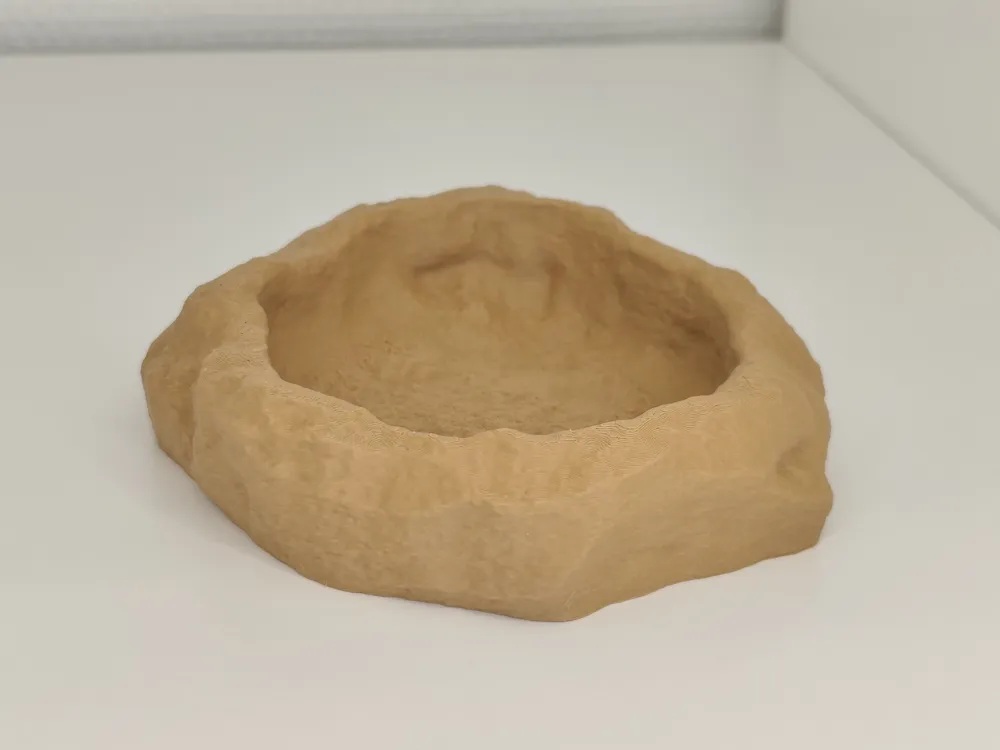 Terrarium Sand Rock Reptile Water Food Bowl 12 cm, photo 4 of 4 - Terrarium Sand Rock Reptile Water Food Bowl 12 cm Pets