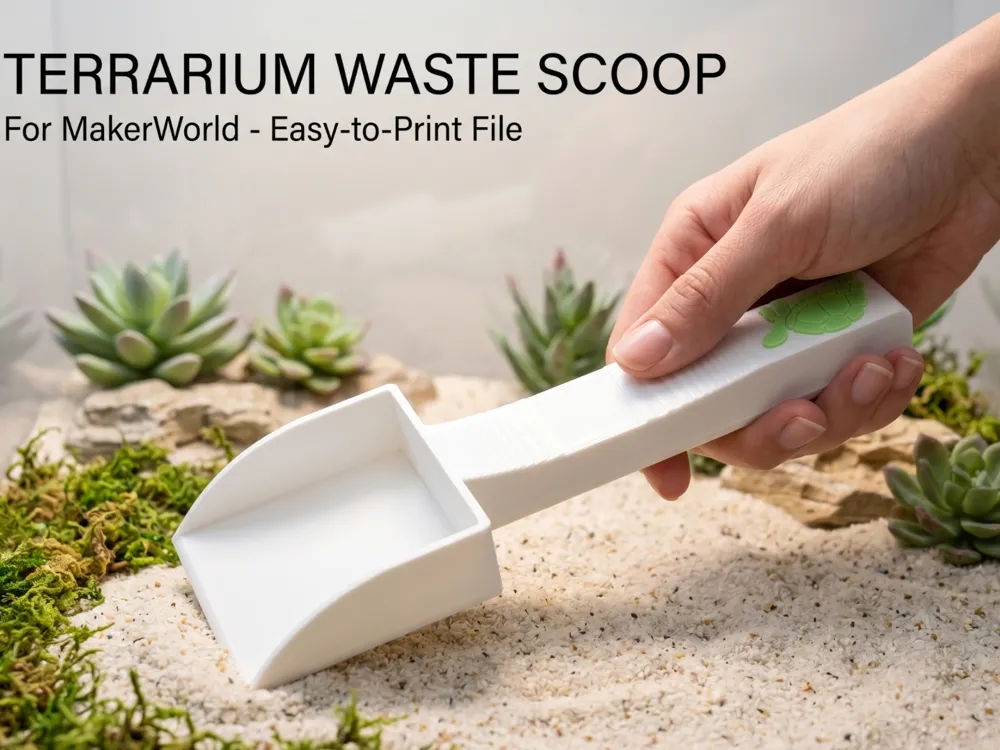 Terrarium Waste Scoop / Spot Cleaner