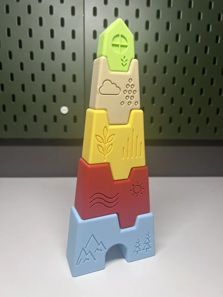 Montessori Tower Stacker, photo 4 of 4 - Baby & Toddler Toys, stacking game