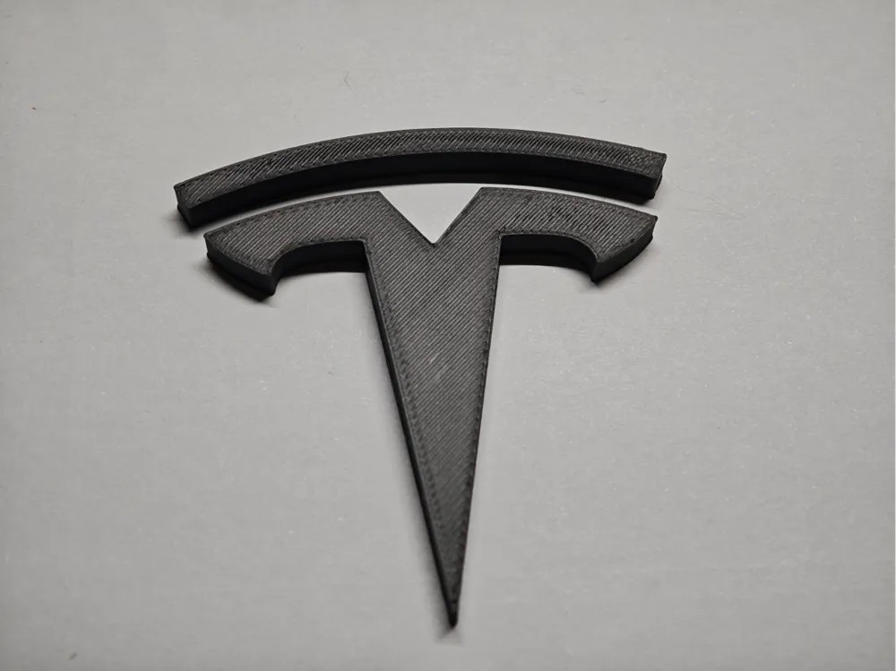 Tesla Badge and Lettering, Model 3 and Model Y