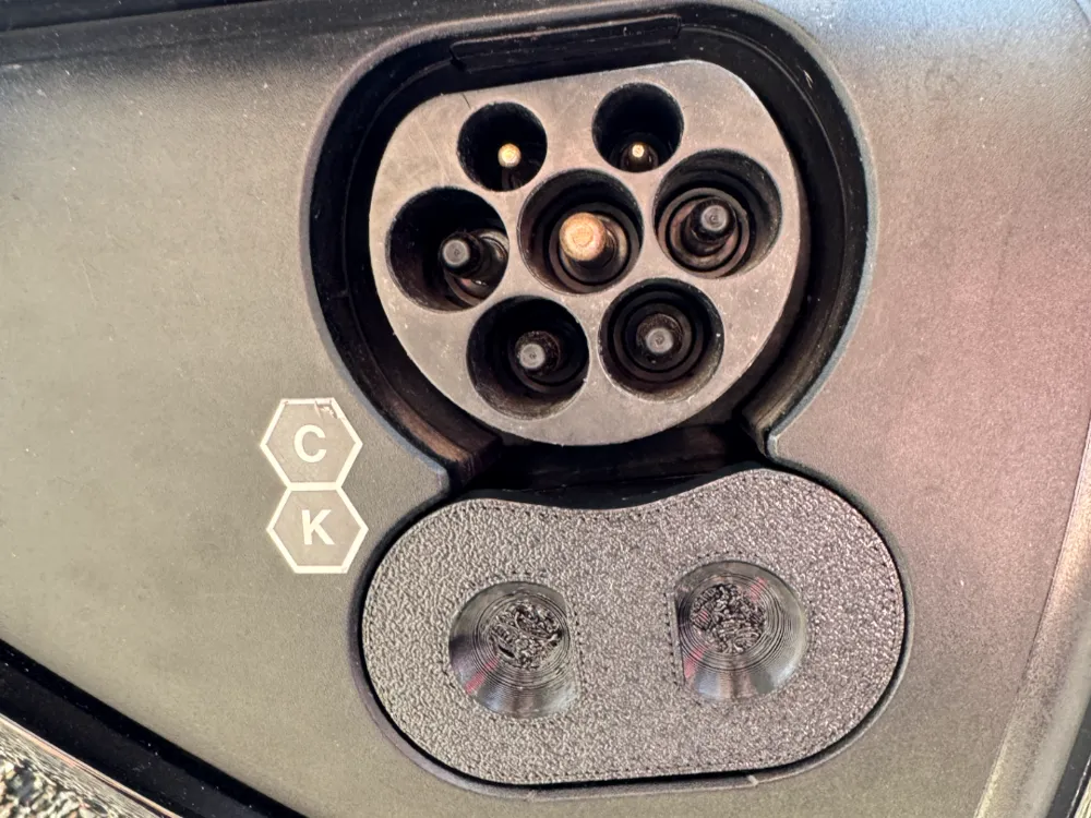 Tesla CCS charge port dust cover