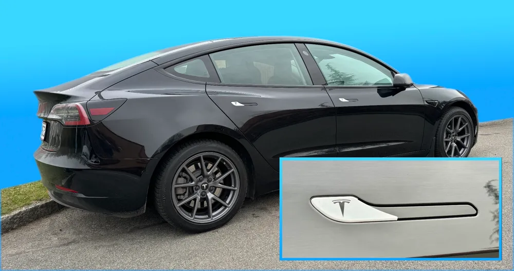 Tesla door handle cover