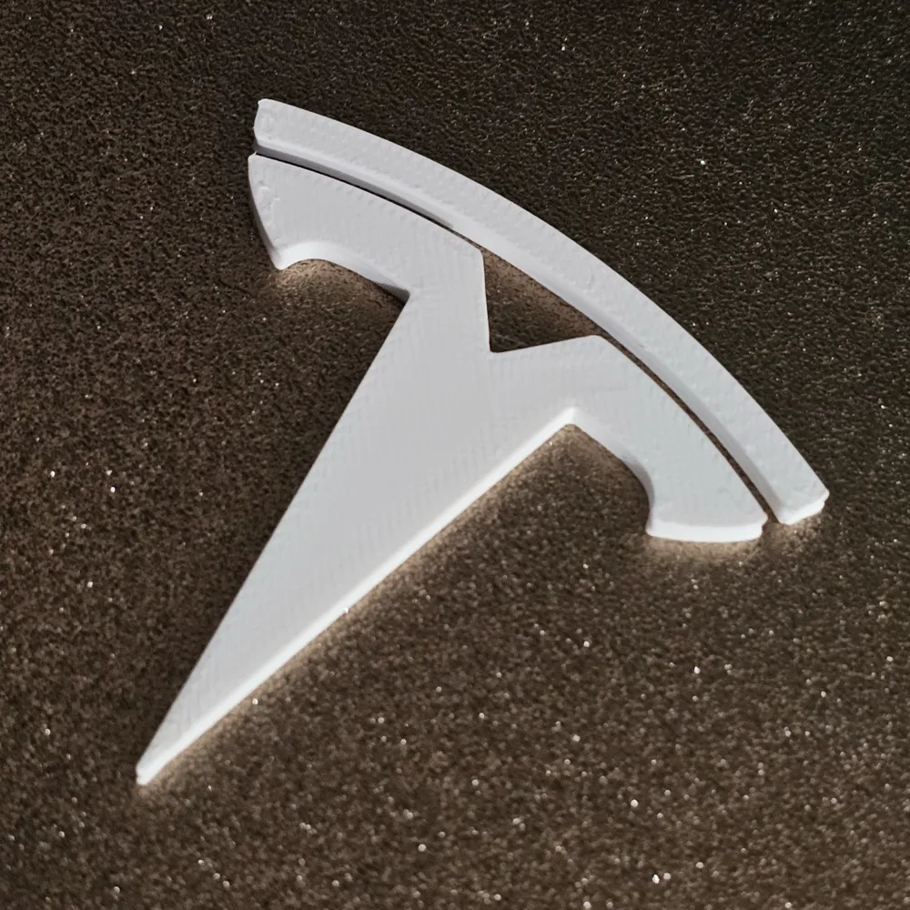 Tesla Emblem Logo - No Text, photo 3 of 4 - Tesla & EV Interior Accessories, trucks