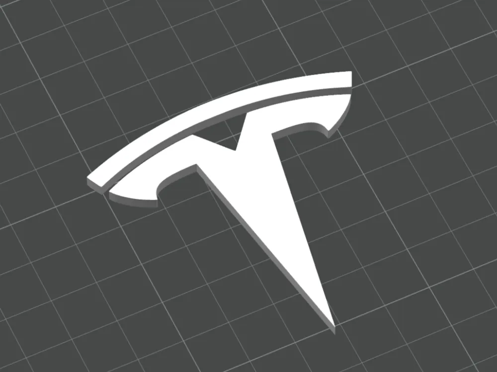 Tesla Emblem Logo - No Text