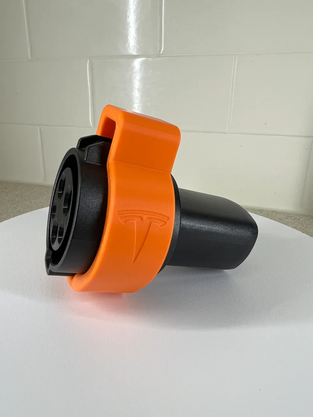 Tesla J1772 lock ring, photo 2 of 4 - EV Charger & Cable Holders, model3