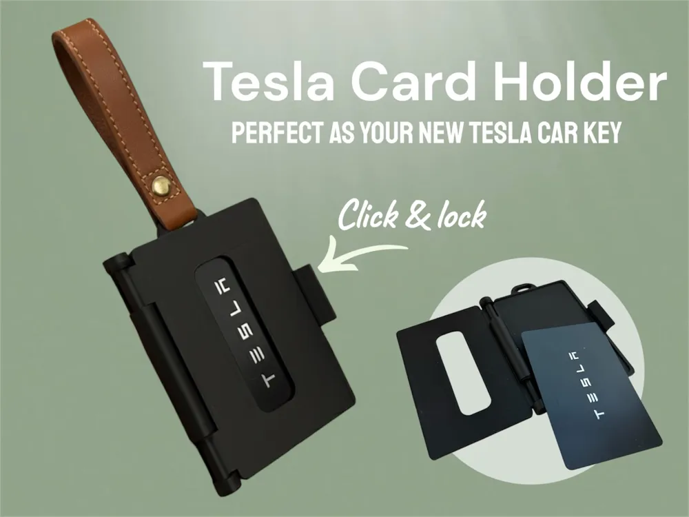 Tesla Key Card Holder - EV Charger & Cable Holders, in stock