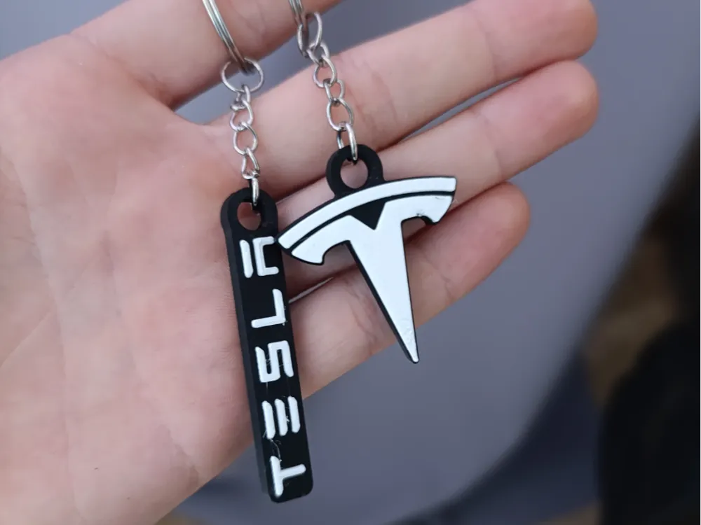 Tesla Keychain, photo 3 of 4 - Tesla Keychain Fashion