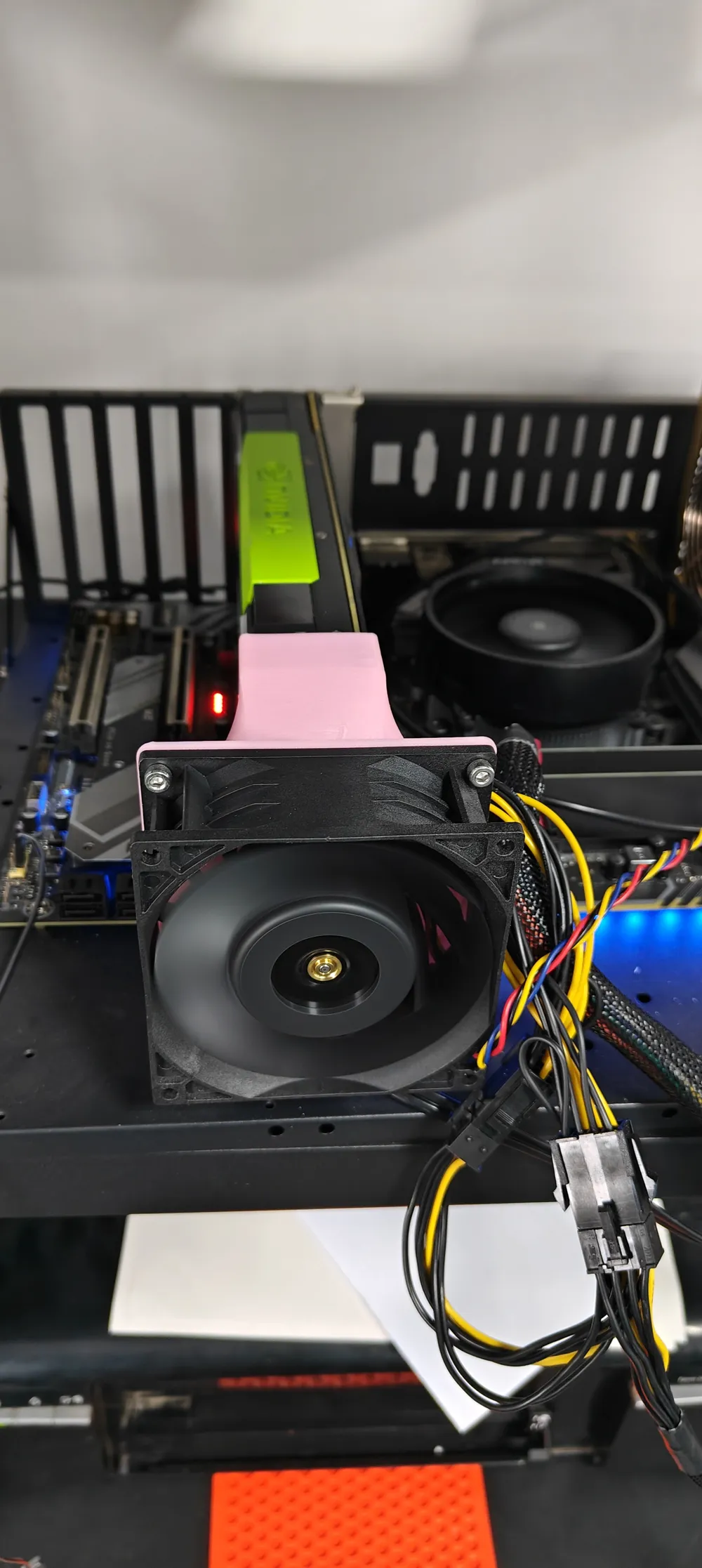NVIDIA Tesla M40 P40 P100 90mm Fan Adapter, photo 2 of 4 - Tesla & EV Interior Accessories, fans
