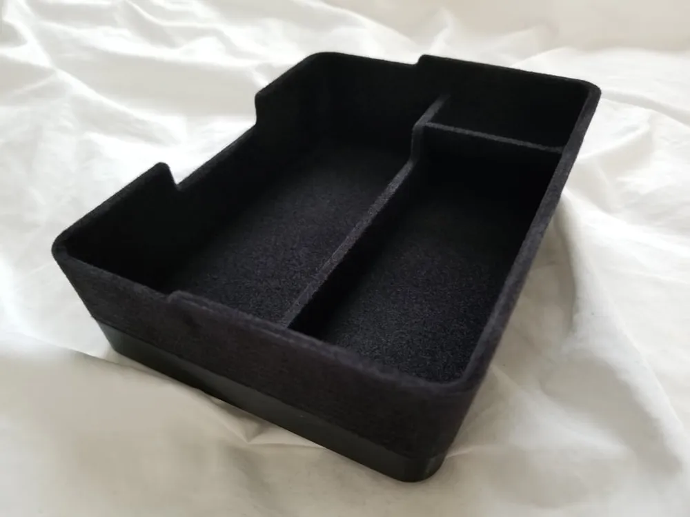 Tesla Model 3 Center Console Tray (Modified from jonco223), photo 2 of 4 - Tesla & EV Interior Accessories, teslamodel3