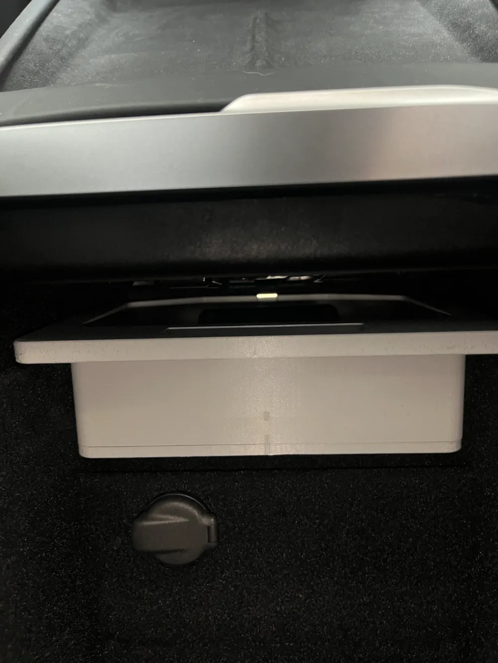 Tesla Model 3 Highland Center Console Sliding Tray, photo 4 of 4 - Tesla & EV Interior Accessories, tesla accessories