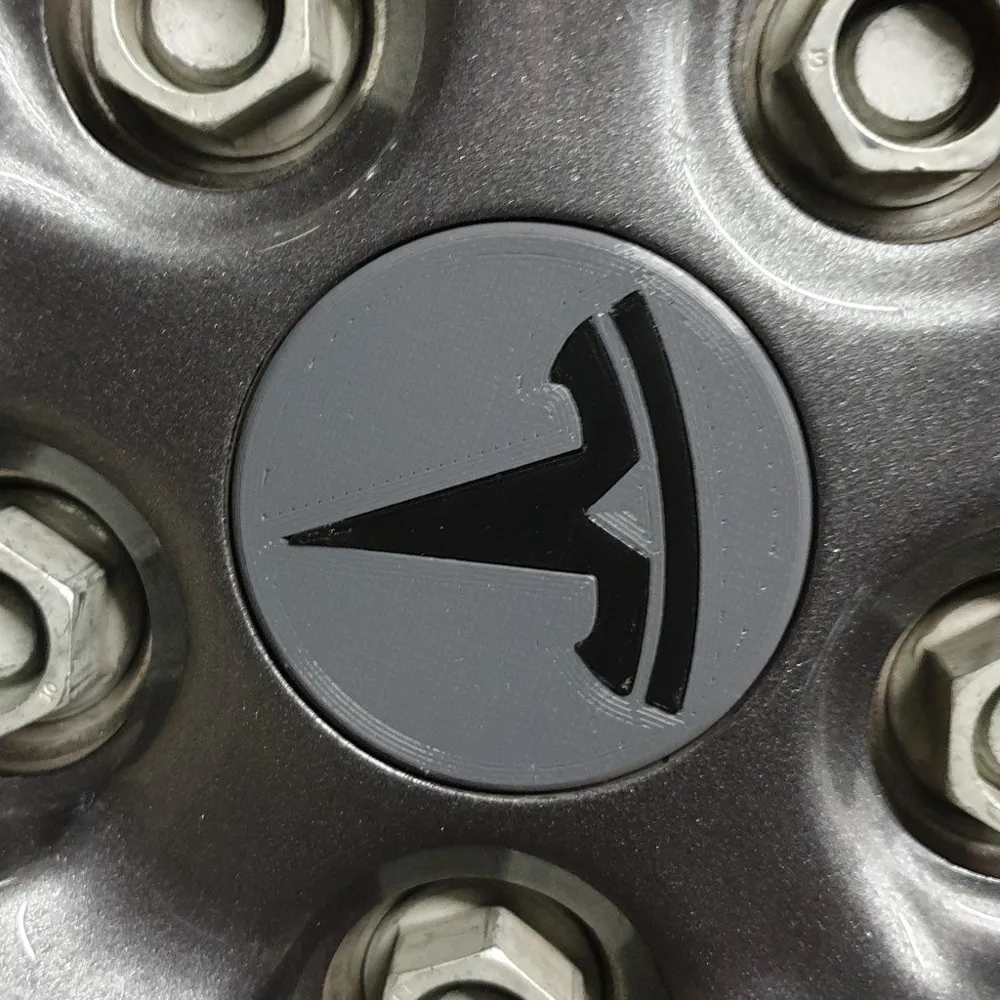 Tesla Model 3 Wheel Center Cap, photo 2 of 4 - Tesla & EV Interior Accessories, teslamodel3