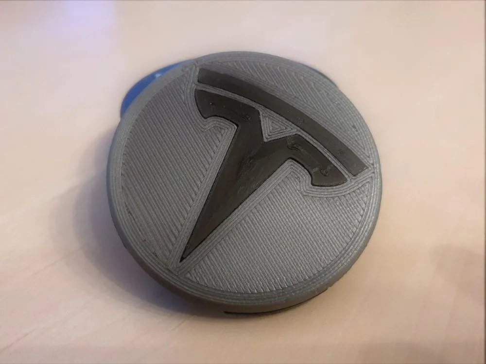 Tesla Model 3 Wheel Center Cap, photo 3 of 4 - Tesla & EV Interior Accessories, teslamodels