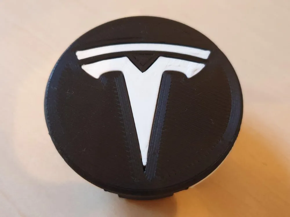 Tesla Model 3 Wheel Center Cap, photo 4 of 4 - Tesla & EV Interior Accessories, teslamodelx