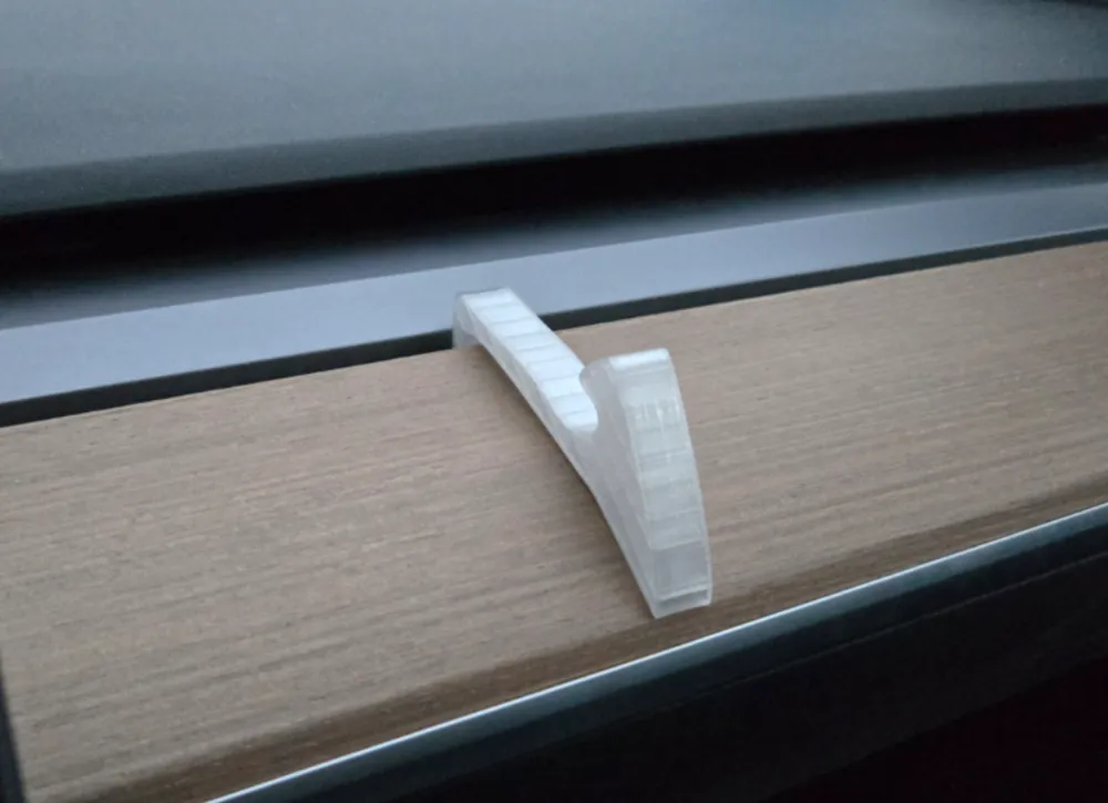 Tesla Model 3 Y Bag Clip, another view - Tesla & EV Interior Accessories, teslamodel3