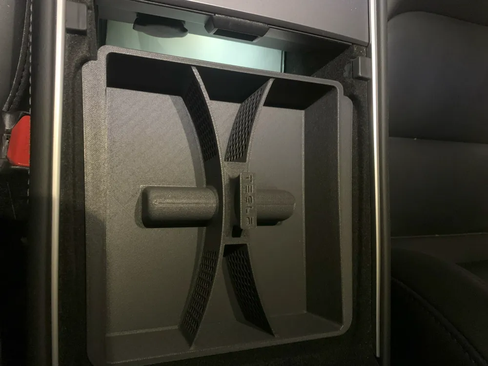 Tesla Model Y organizer tray (sunglass holder), photo 2 of 4 - EV Charger & Cable Holders, Box