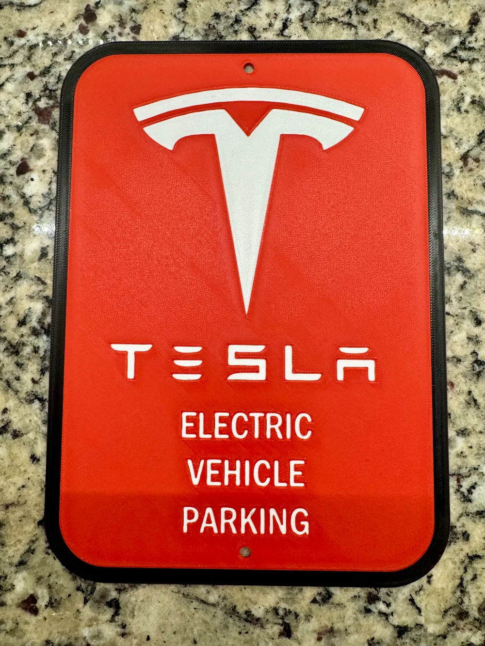 Tesla Parking Sign