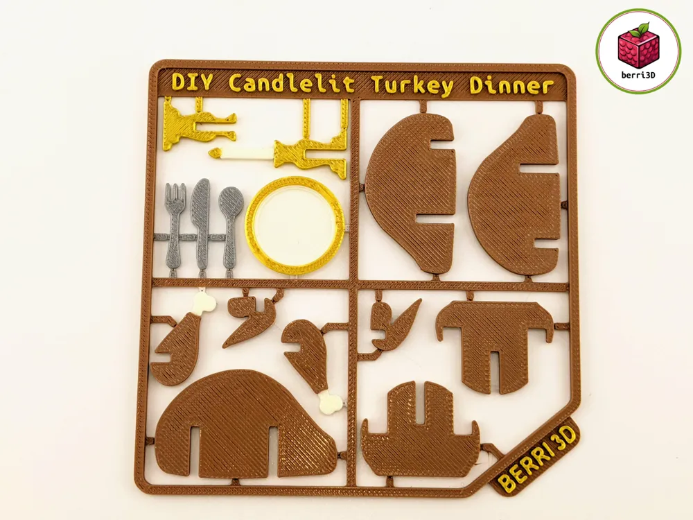 Thanksgiving Turkey Dinner Kit Card, photo 2 of 4 - Thanksgiving Turkey Dinner Kit Card Toys & Games