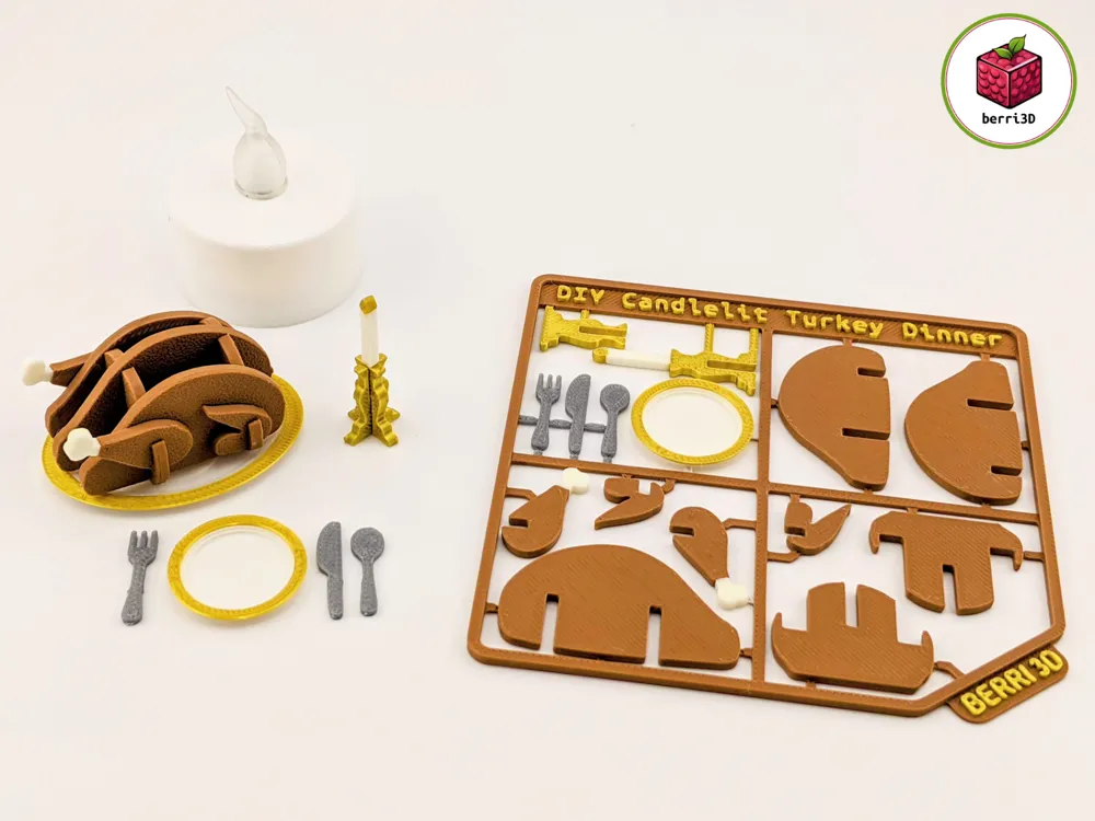 Thanksgiving Turkey Dinner Kit Card, photo 3 of 4 - Thanksgiving Turkey Dinner Kit Card Toys & Games