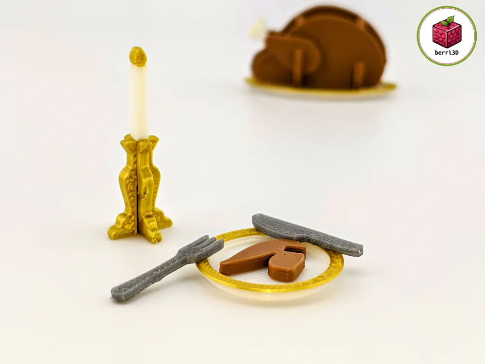 Thanksgiving Turkey Dinner Kit Card, photo 4 of 4 - Thanksgiving Turkey Dinner Kit Card Toys & Games
