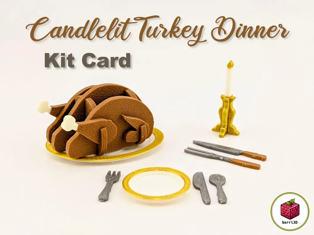 Thanksgiving Turkey Dinner Kit Card - Other Toys & Games, in stock in India