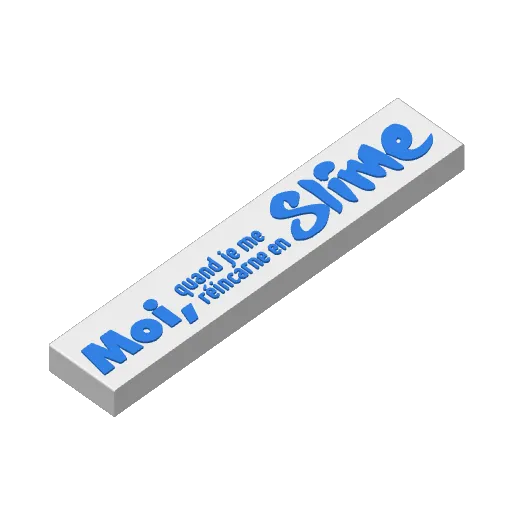 Slime Anime Sign, photo 4 of 4 - Slime Anime Sign Home Decor Items