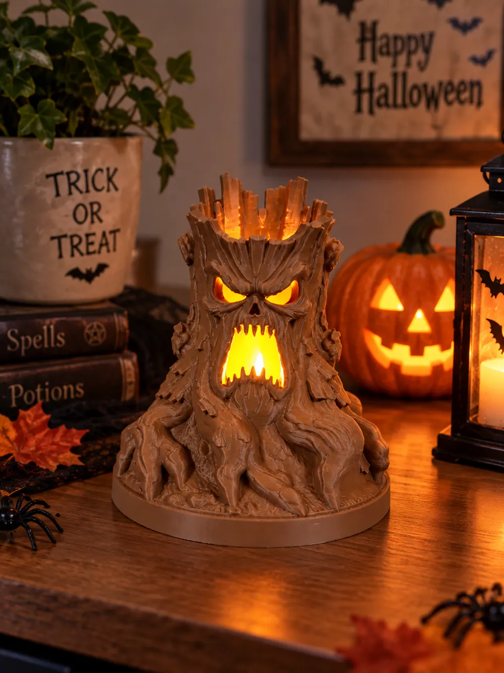 The Cursed Tree, Haunted Tealight Holder, photo 2 of 4 - The Cursed Tree, Haunted Tealight Holder Household