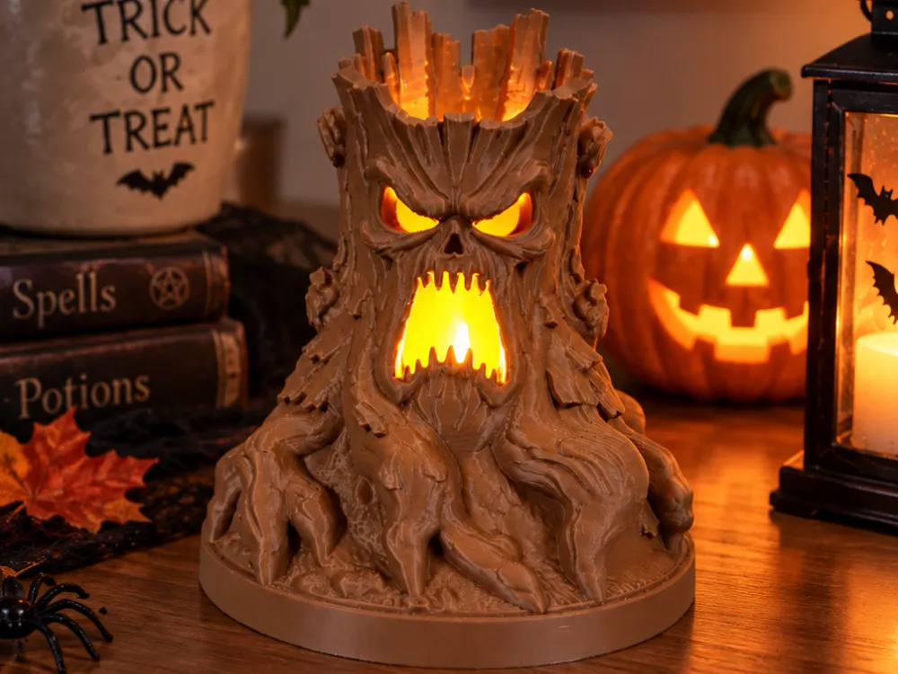 The Cursed Tree, Haunted Tealight Holder - Festivities, in stock in India