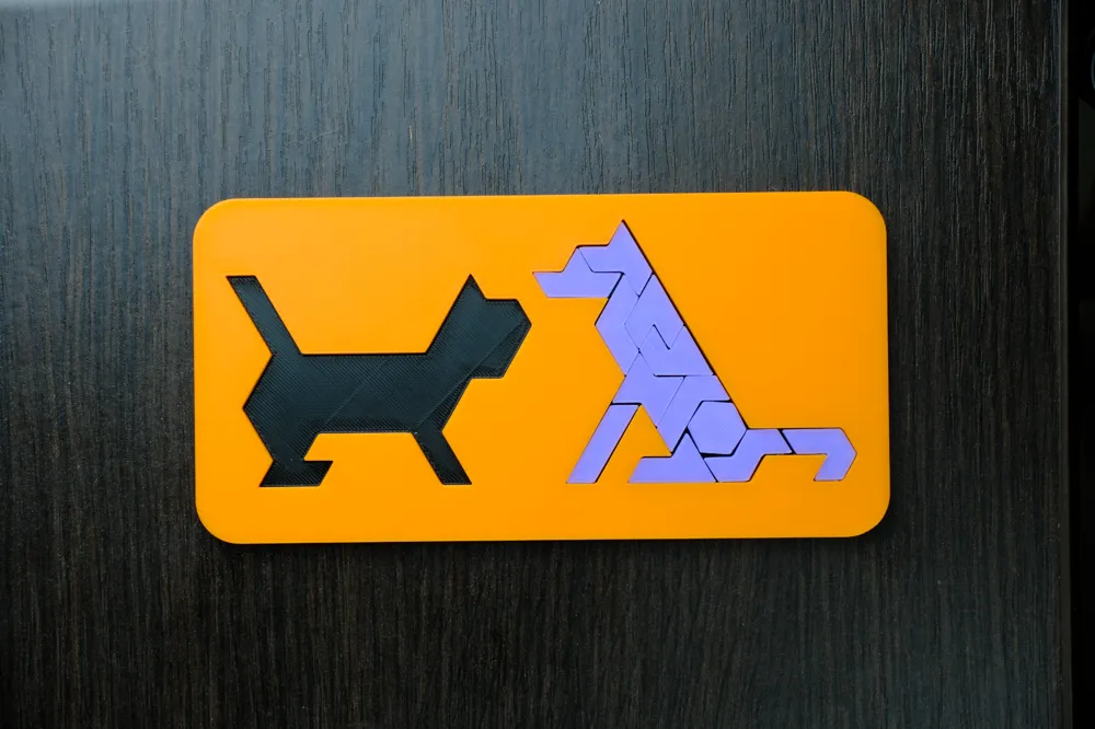 The Dog And The Cat Puzzle, photo 2 of 4 - The Dog And The Cat Puzzle Pets